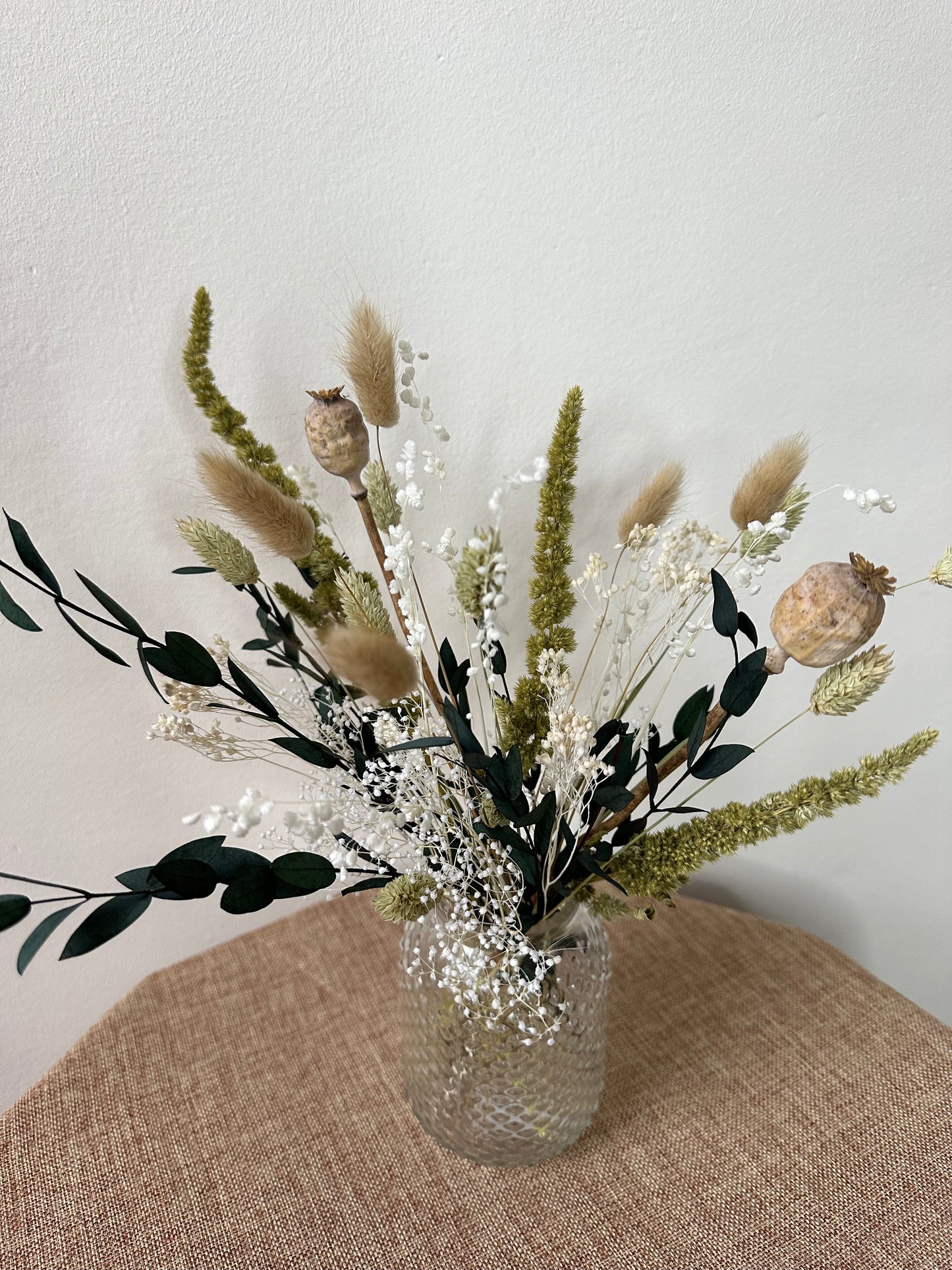 "Stella" Dried Flower Bouquet & Vase Gift Set