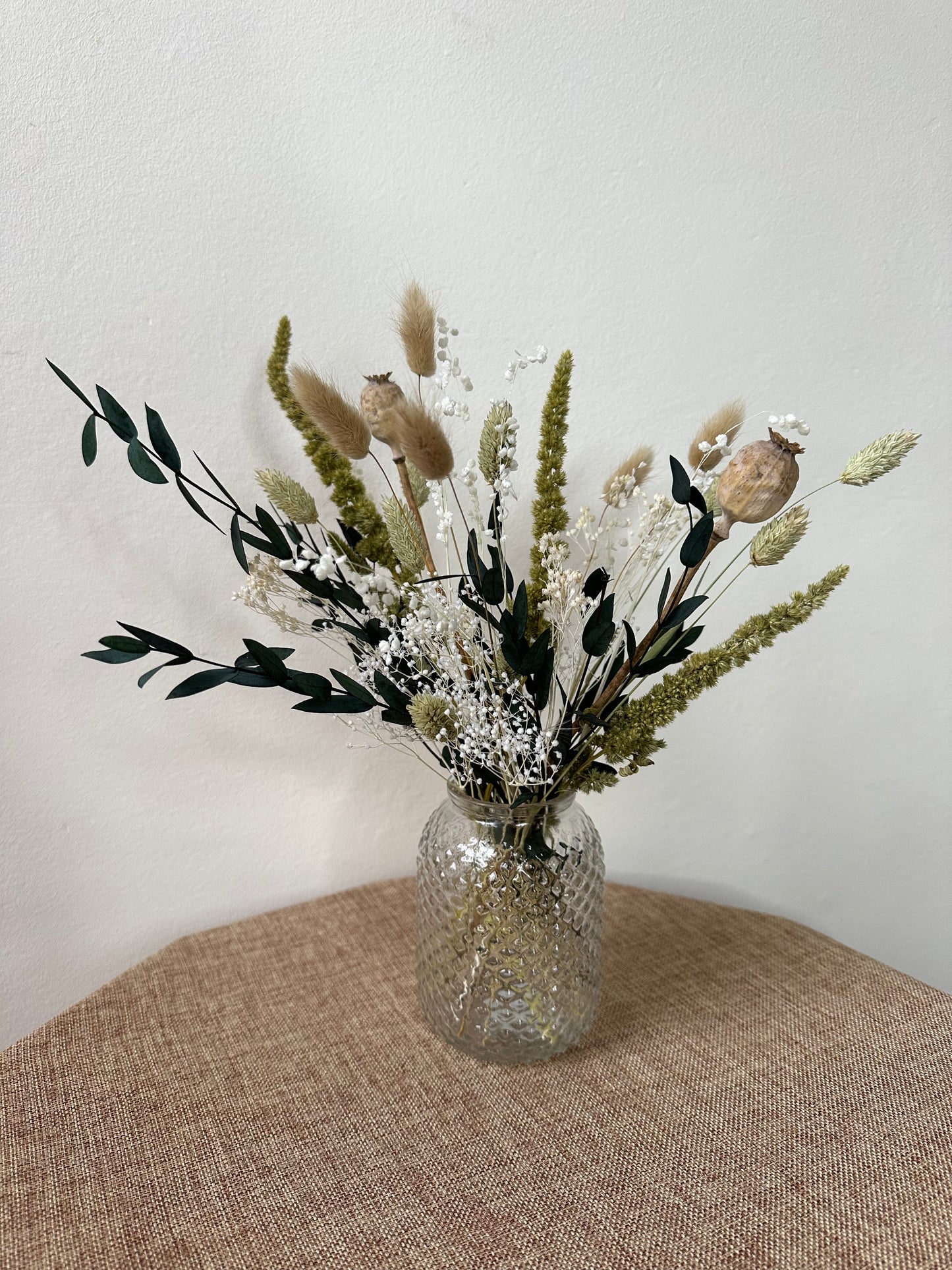 "Stella" Dried Flower Bouquet & Vase Gift Set