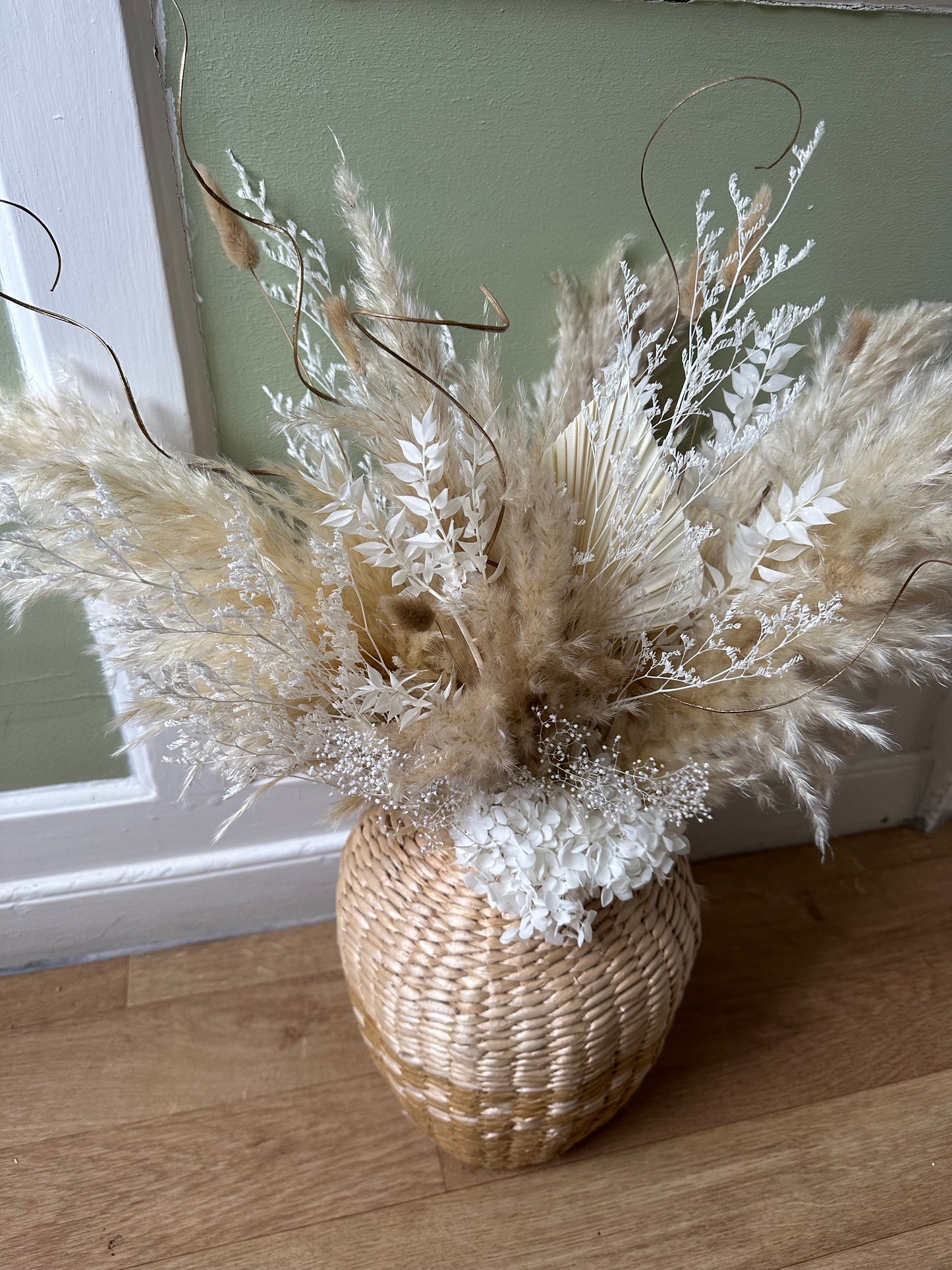 "Beverley" Dried Flower Bouquet | XL Pampas Grass Arrangement