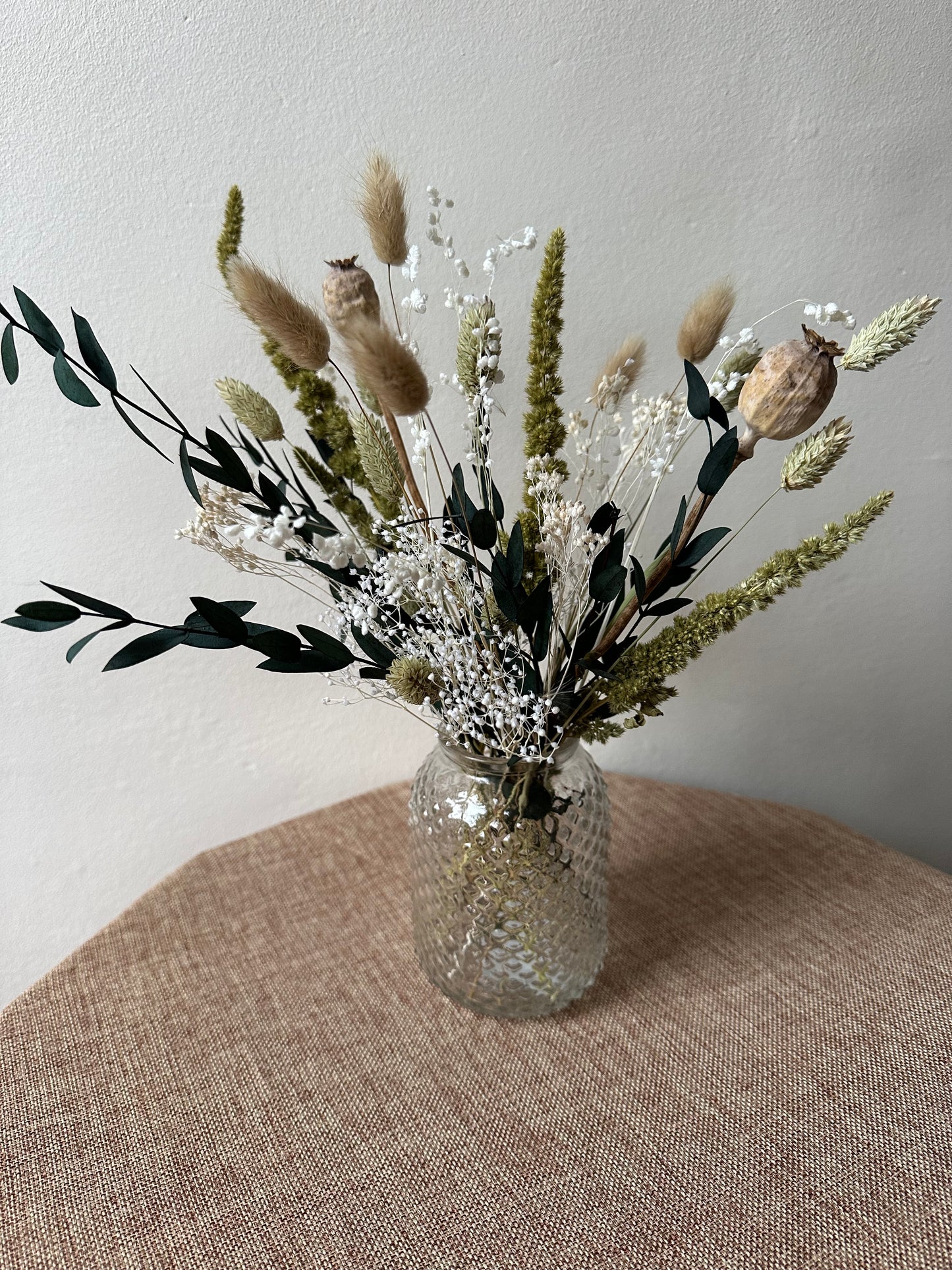 "Stella" Dried Flower Bouquet & Vase Gift Set