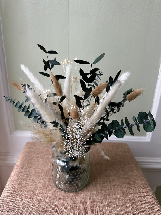 "Robyn" Dried Flower Bouquet & Vase Gift Set