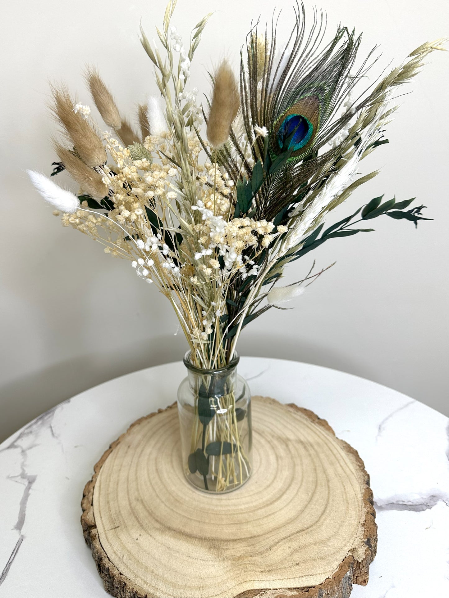 "Georgia" Dried Flower Bouquet | Boho Wedding Table Centrepiece