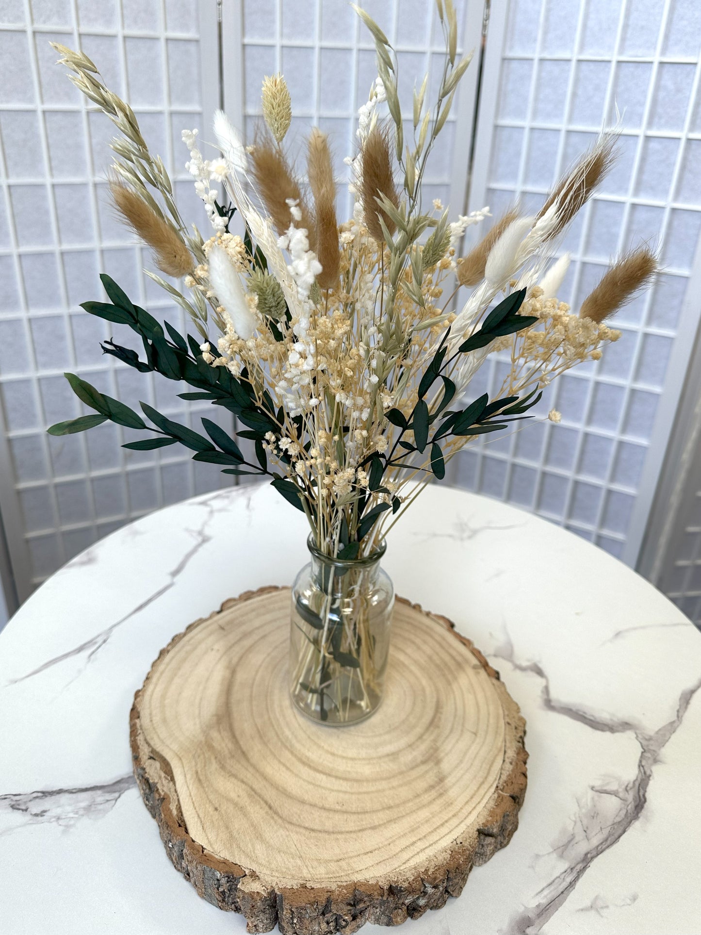 "Georgia" Dried Flower Bouquet | Boho Wedding Table Centrepiece