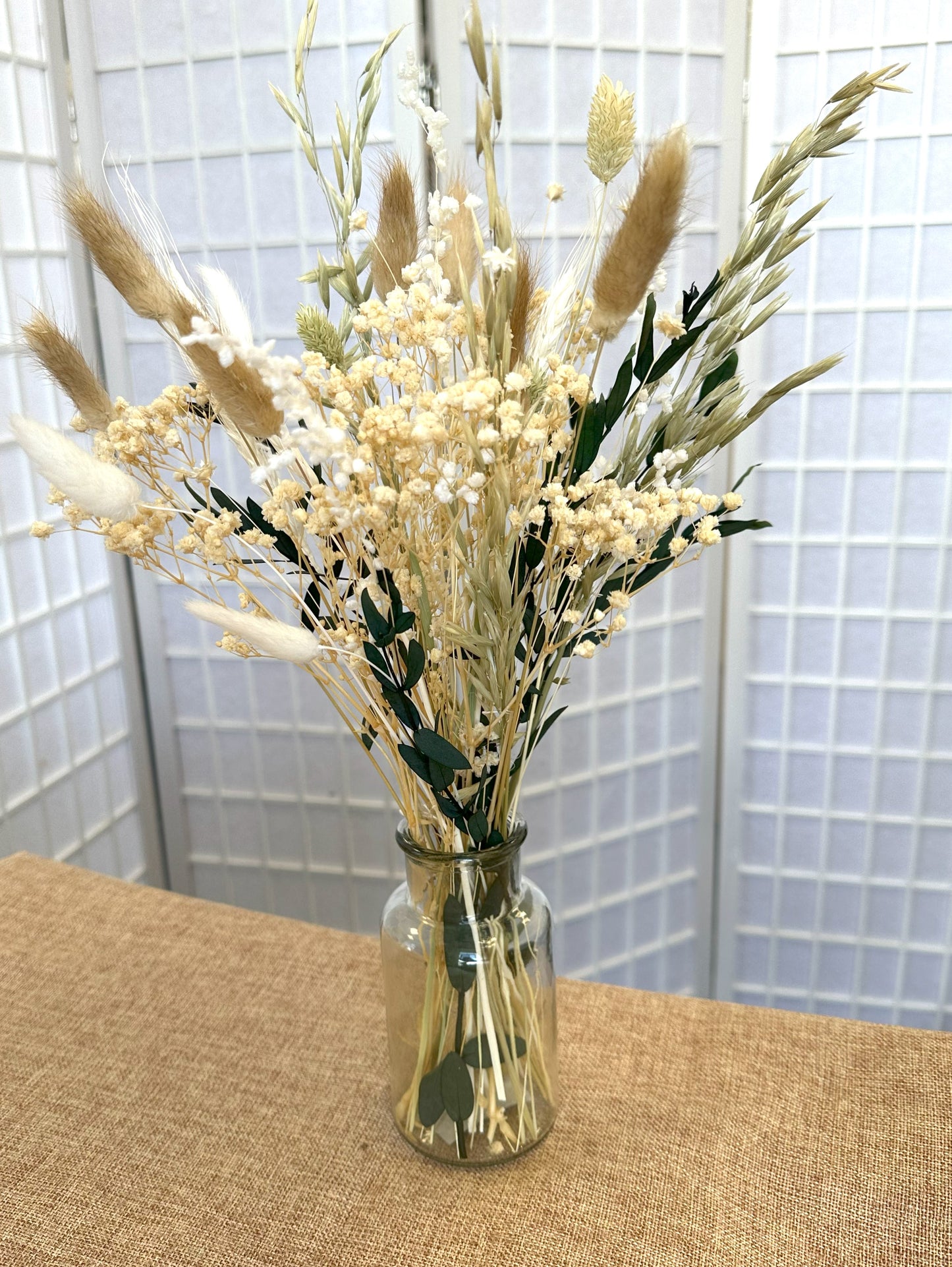 "Georgia" Dried Flower Bouquet | Boho Wedding Table Centrepiece