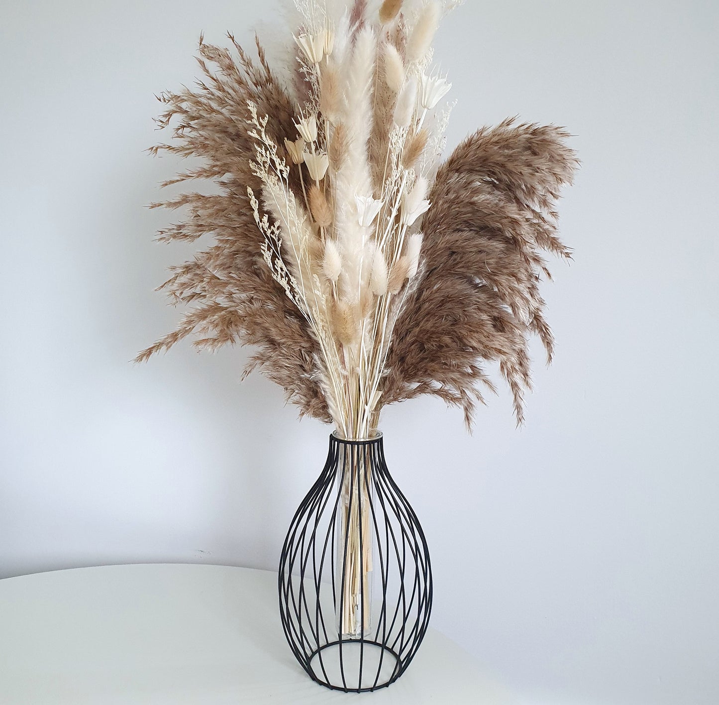 Black Metal Vase