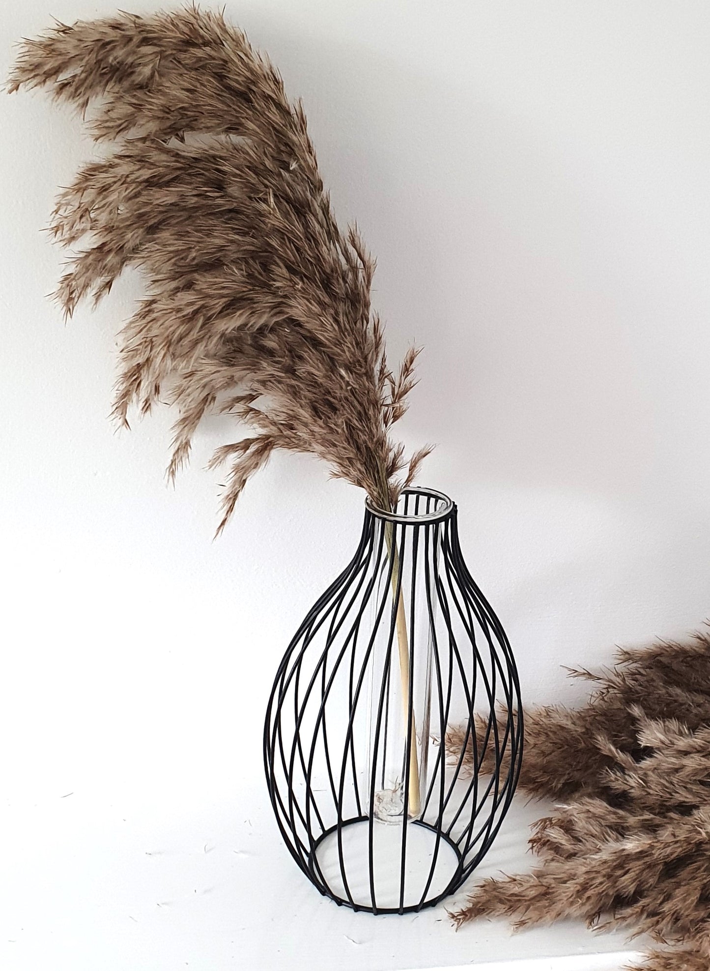 Black Metal Vase