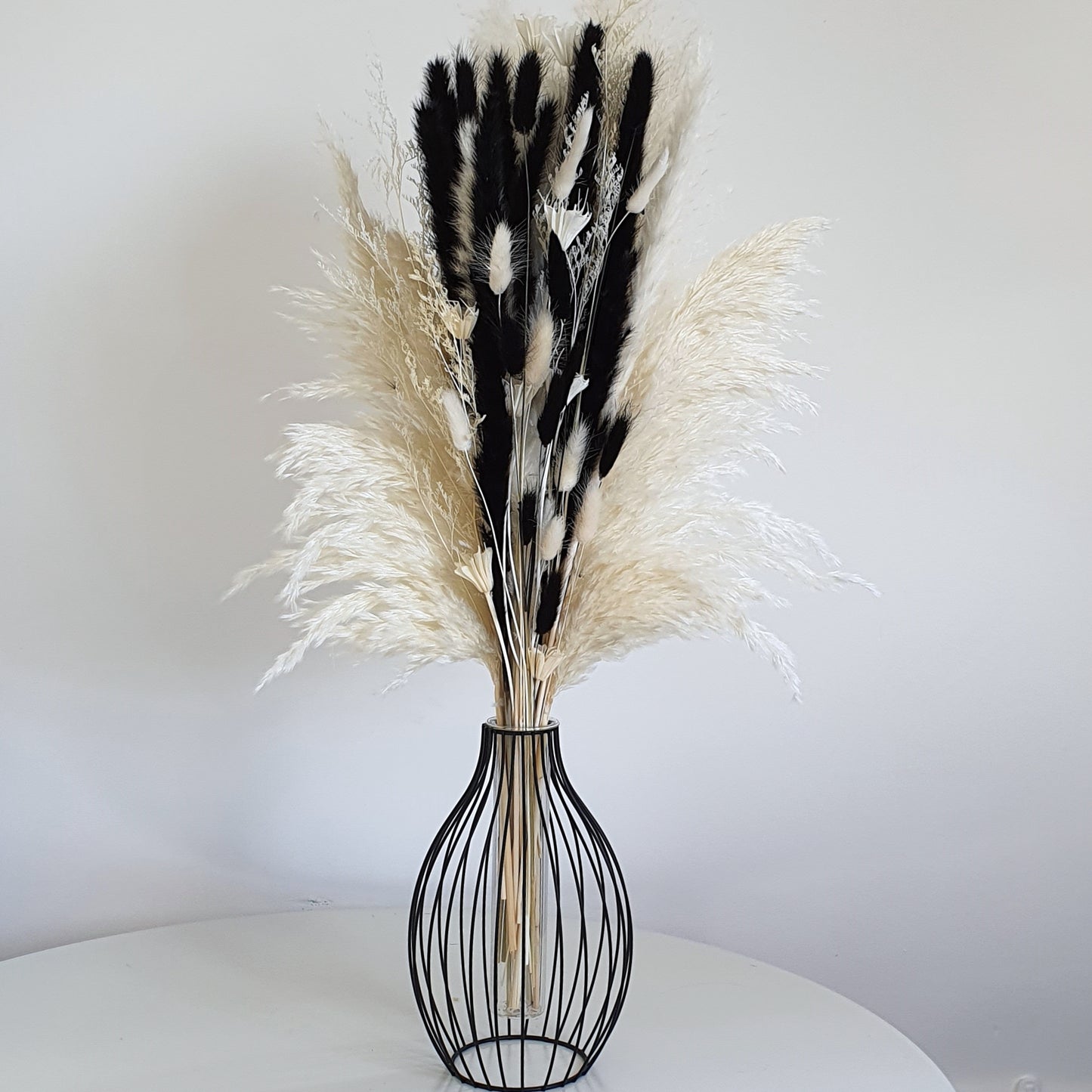 Black Metal Vase