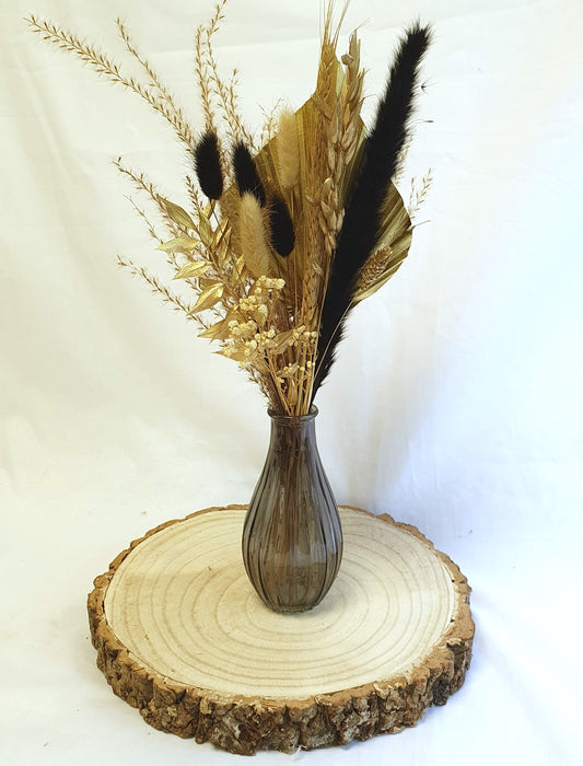 Black & Gold Palm Spear Bouquet