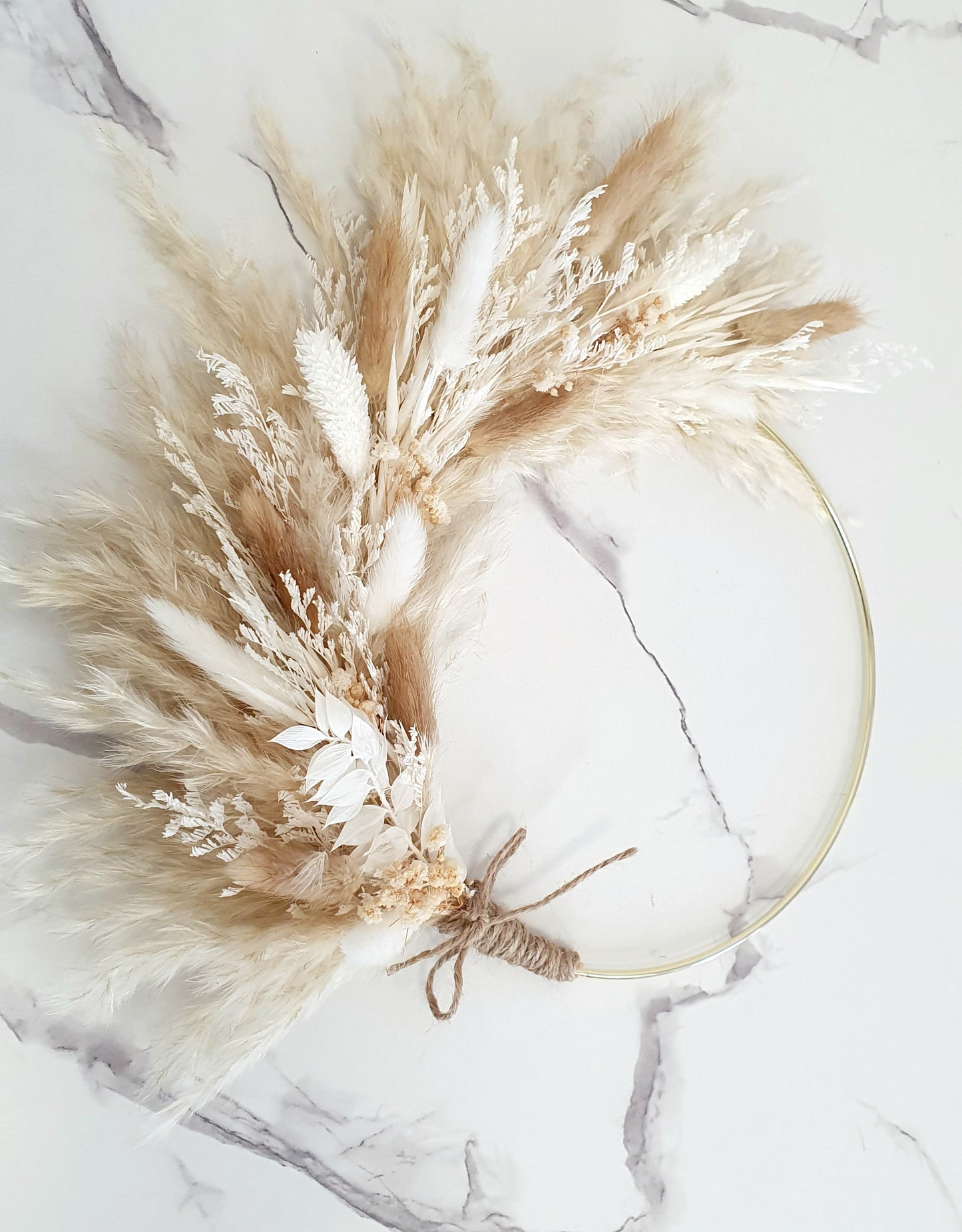 Boho Dried Flower Wreath