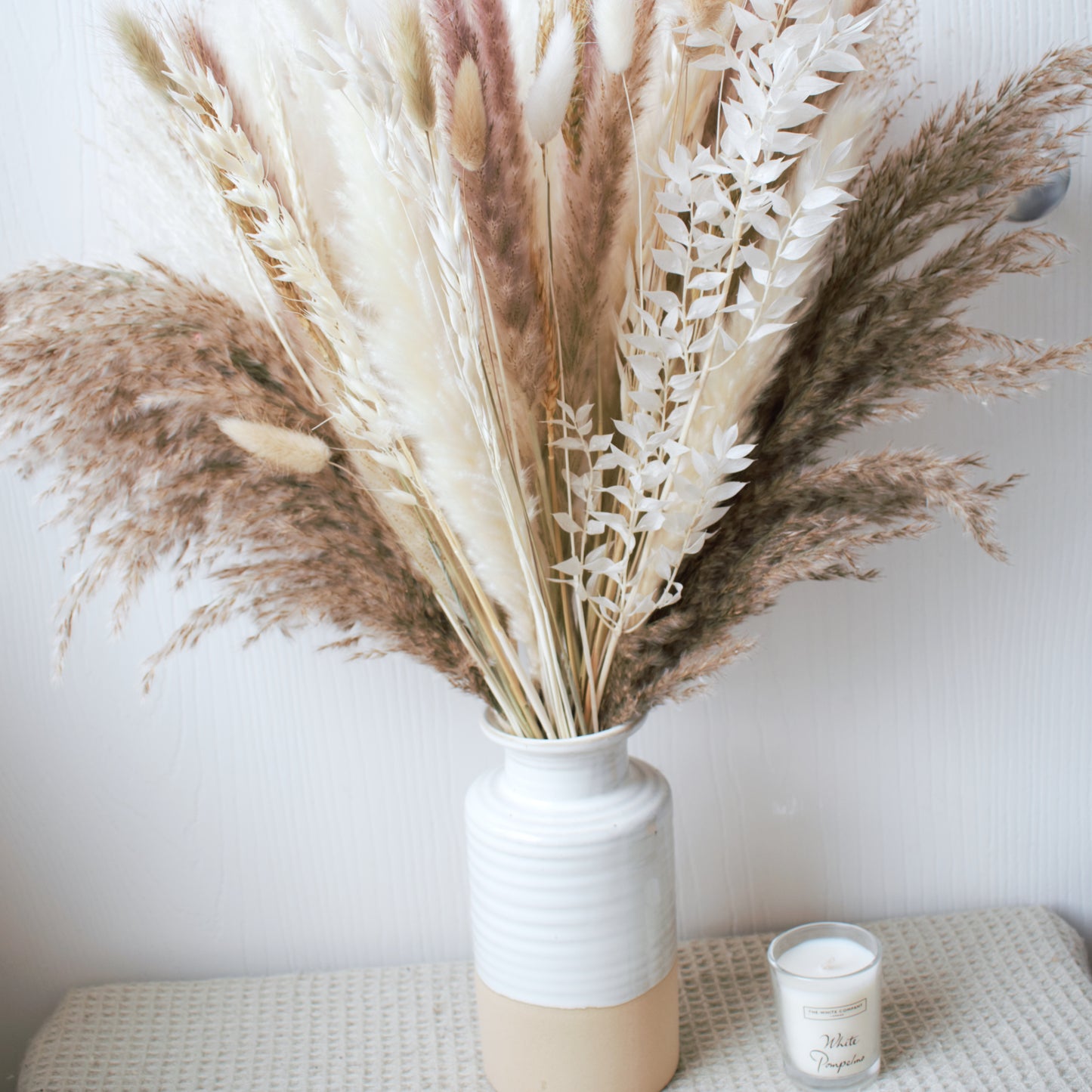 Vanilla Cream Bouquet - with Wild Pampas