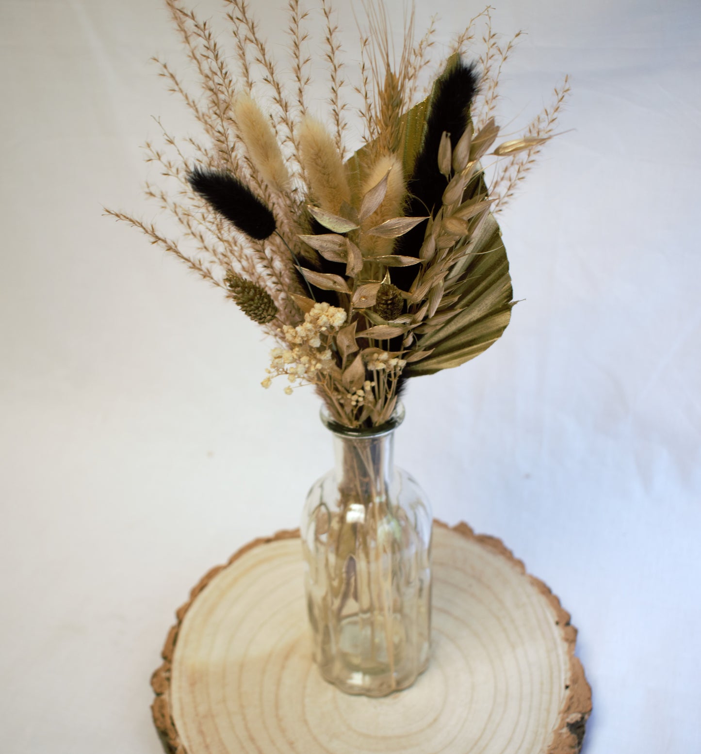 Black & Gold Palm Spear Bouquet