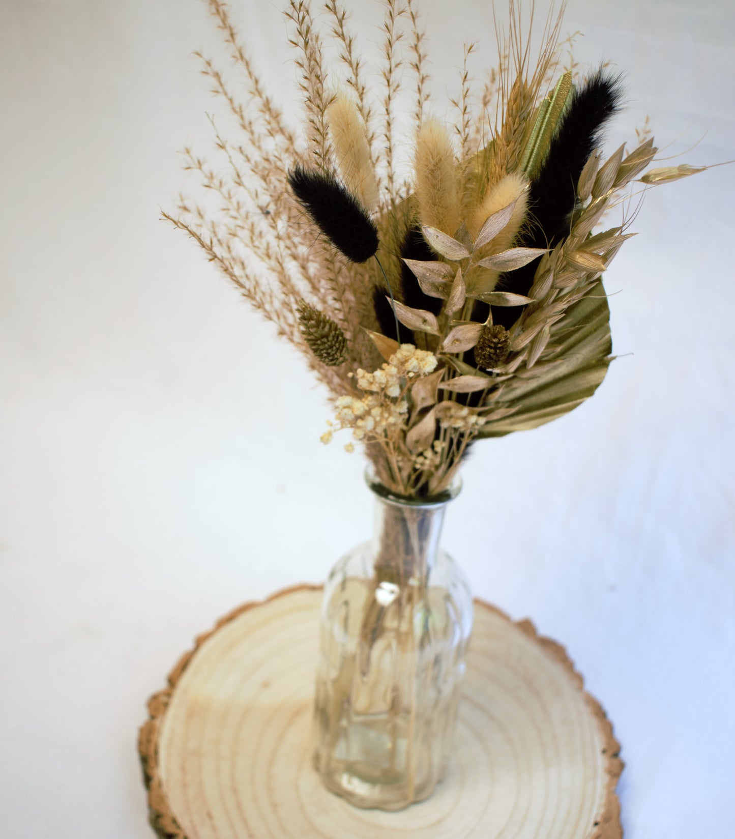Black & Gold Palm Spear Bouquet