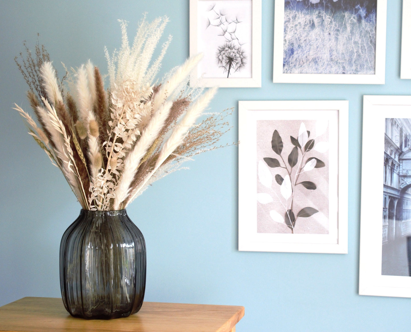 Vanilla Cream Bouquet - with Wild Pampas