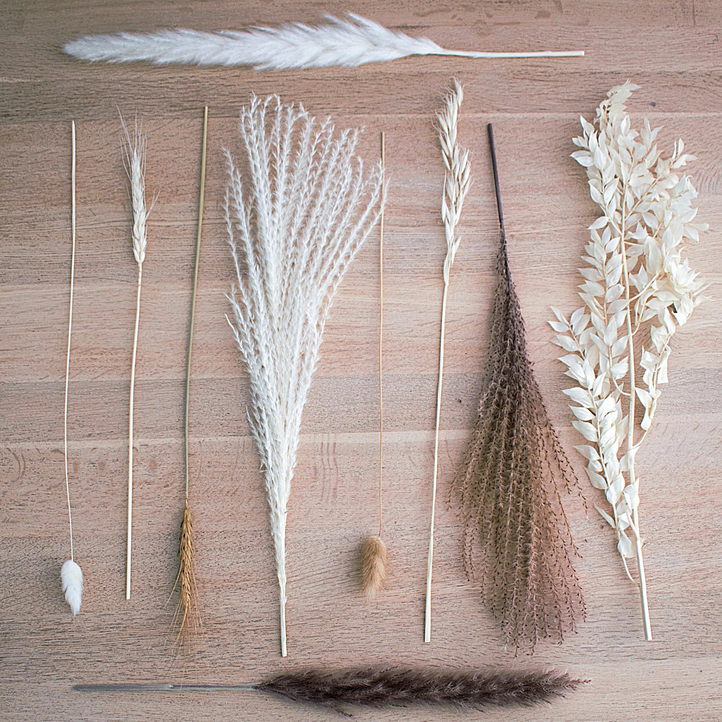 Vanilla Cream Bouquet - with Wild Pampas