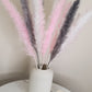 White, Pink & Grey Pampas Grass 60cm - 15 Stems