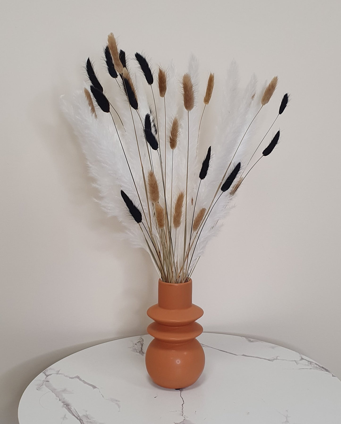 Pampas Grass & Bunny Tails Bundle - White, Black & Brown