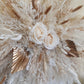 Dried Pampas Wall Decor - Gold