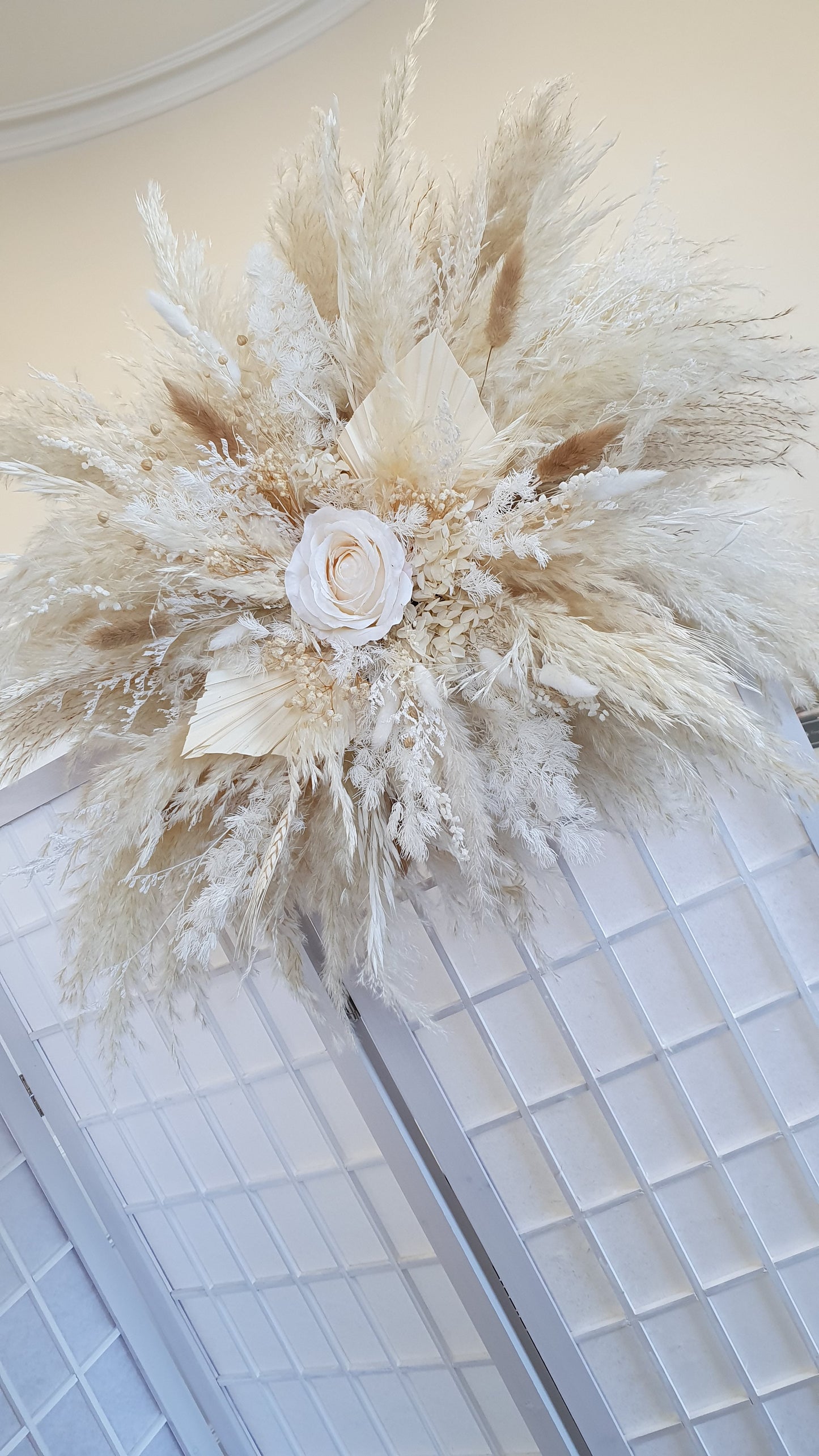 Dried Pampas Wall Decor - Neutral