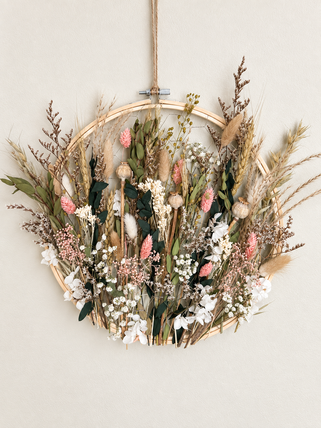 Dried Flower Meadow Hoop DIY Kit