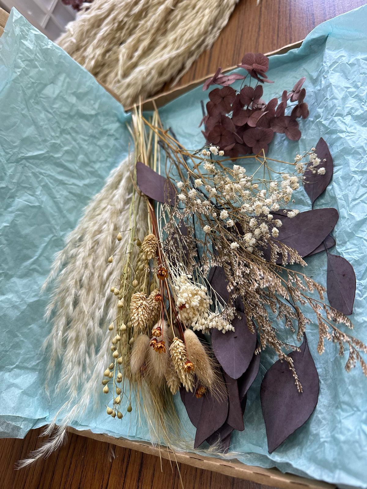 Plum Harvest Dried Flower Bouquet