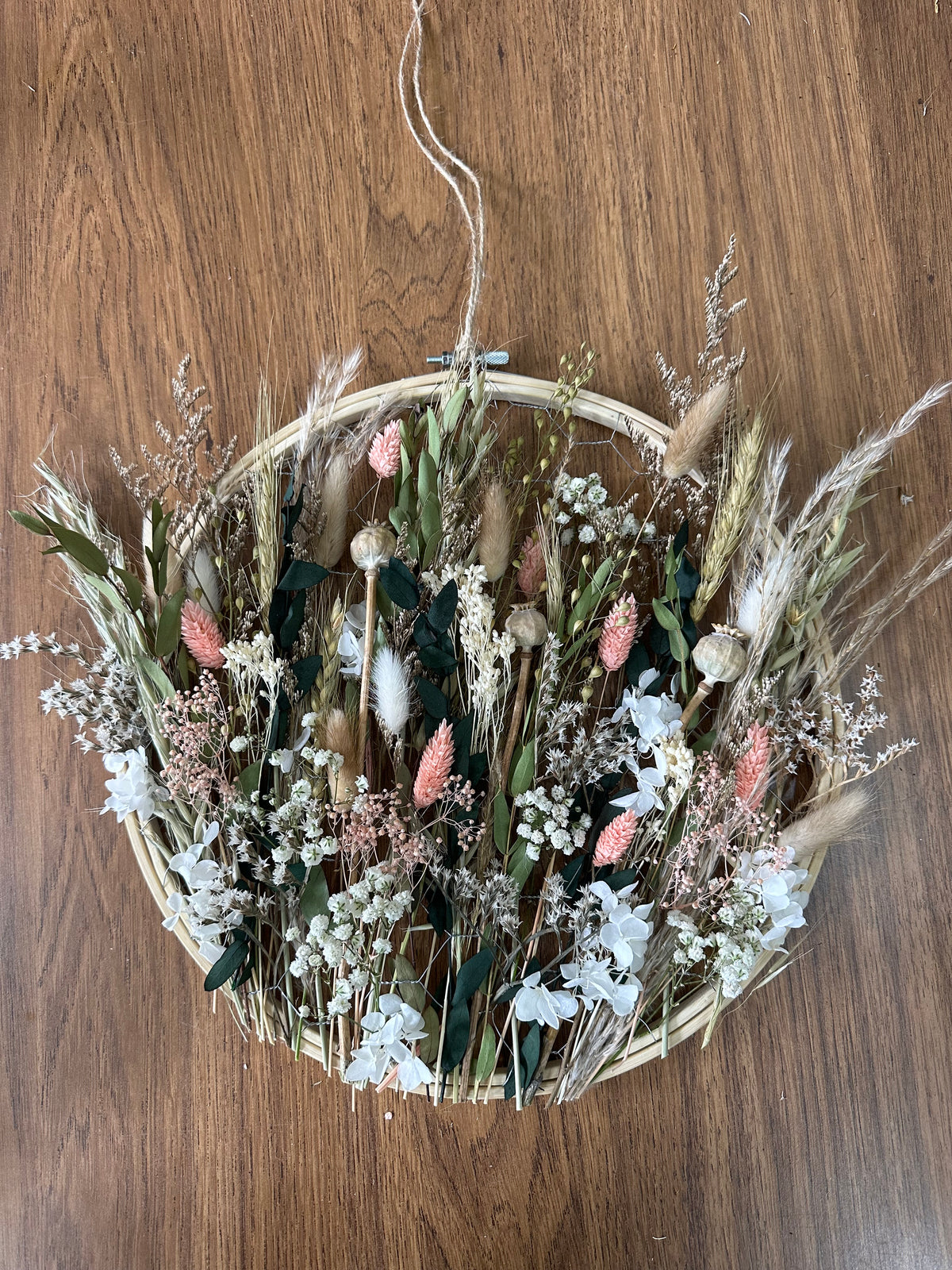 Dried Flower Meadow Hoop DIY Kit