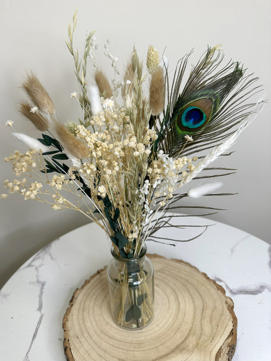 "Georgia" Dried Flower Bouquet | Boho Wedding Table Centrepiece