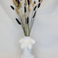 Bunny Tails Grass 60cm | Mixed Brown, White, Grey, Black & Pink