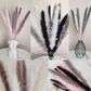 White, Pink & Grey Pampas Grass 60cm - 15 Stems