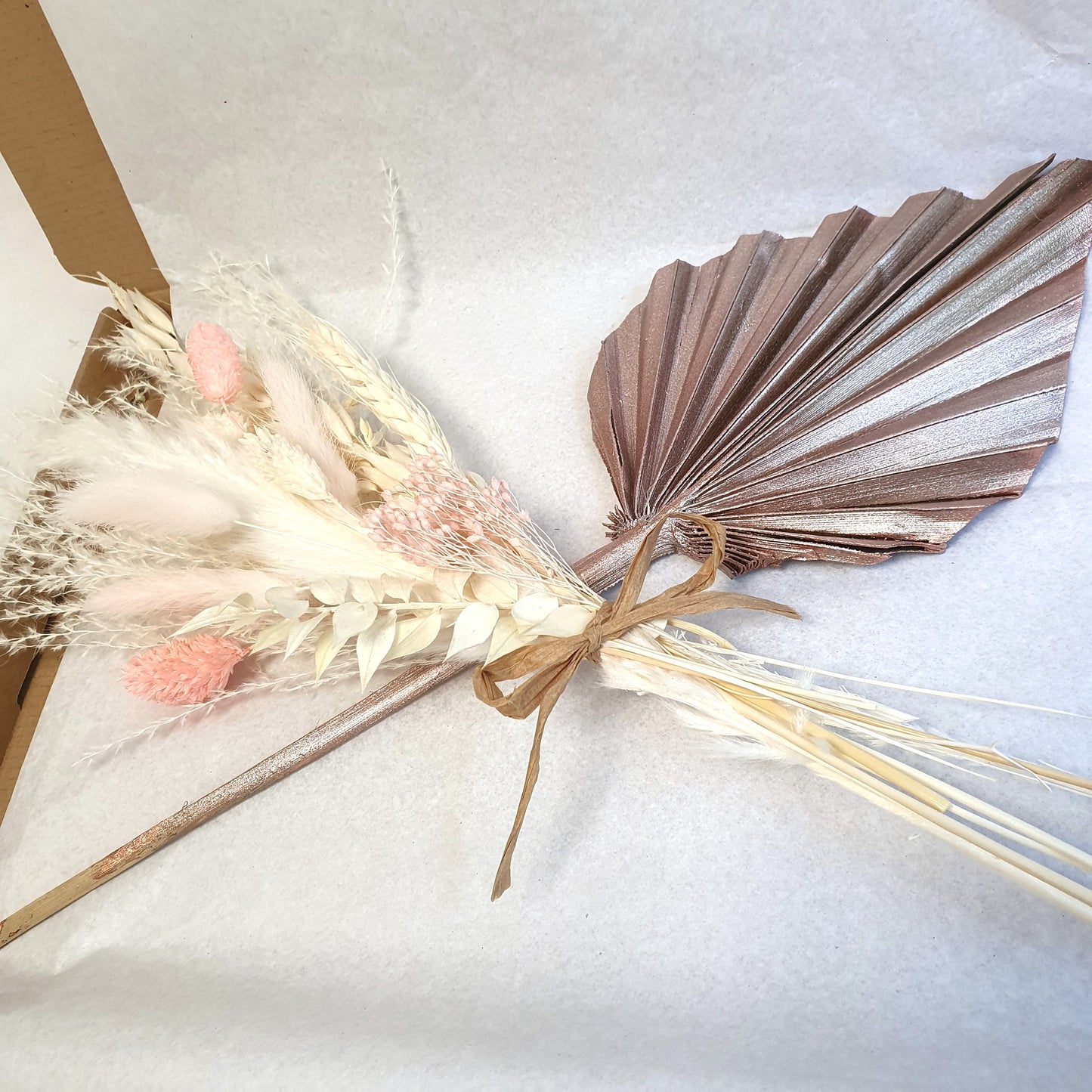 Rose Gold Palm Spear Bouquet