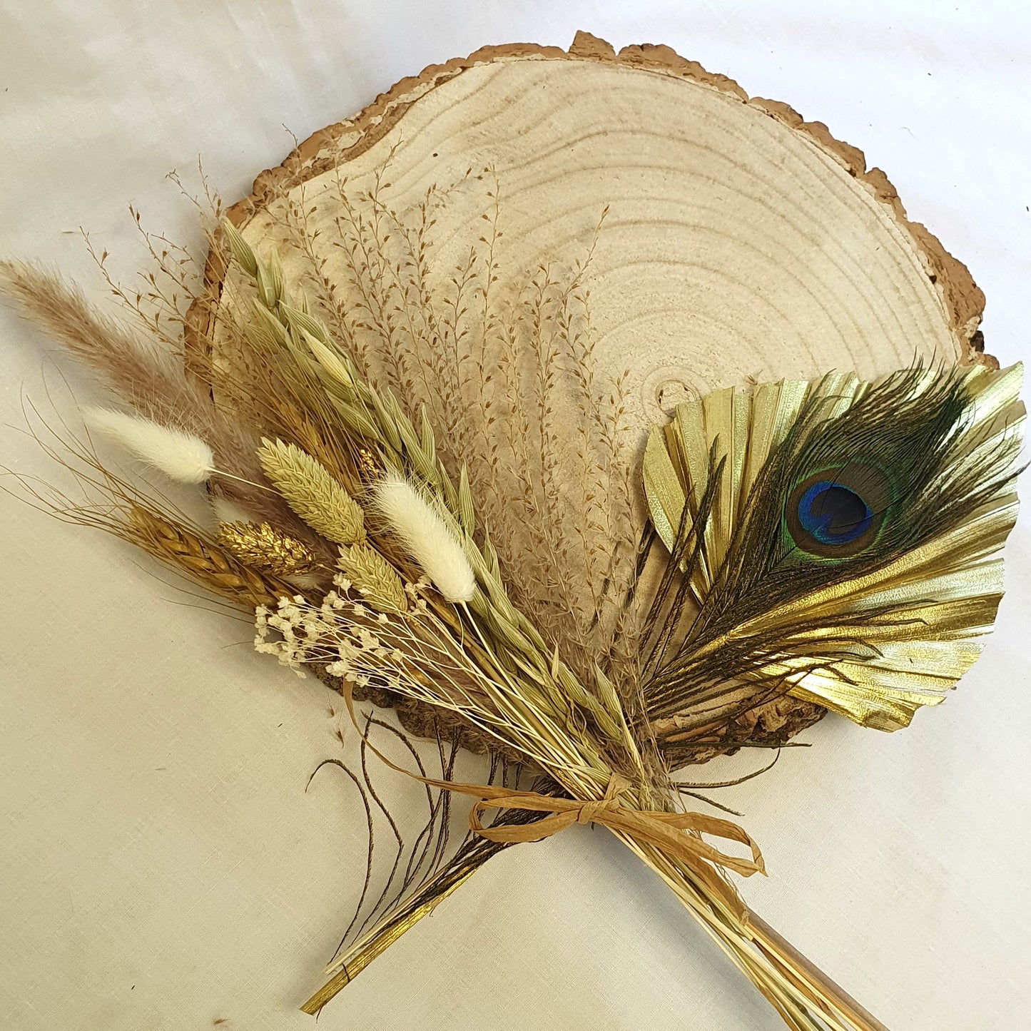 Peacock Feather Palm Spear Bouquet