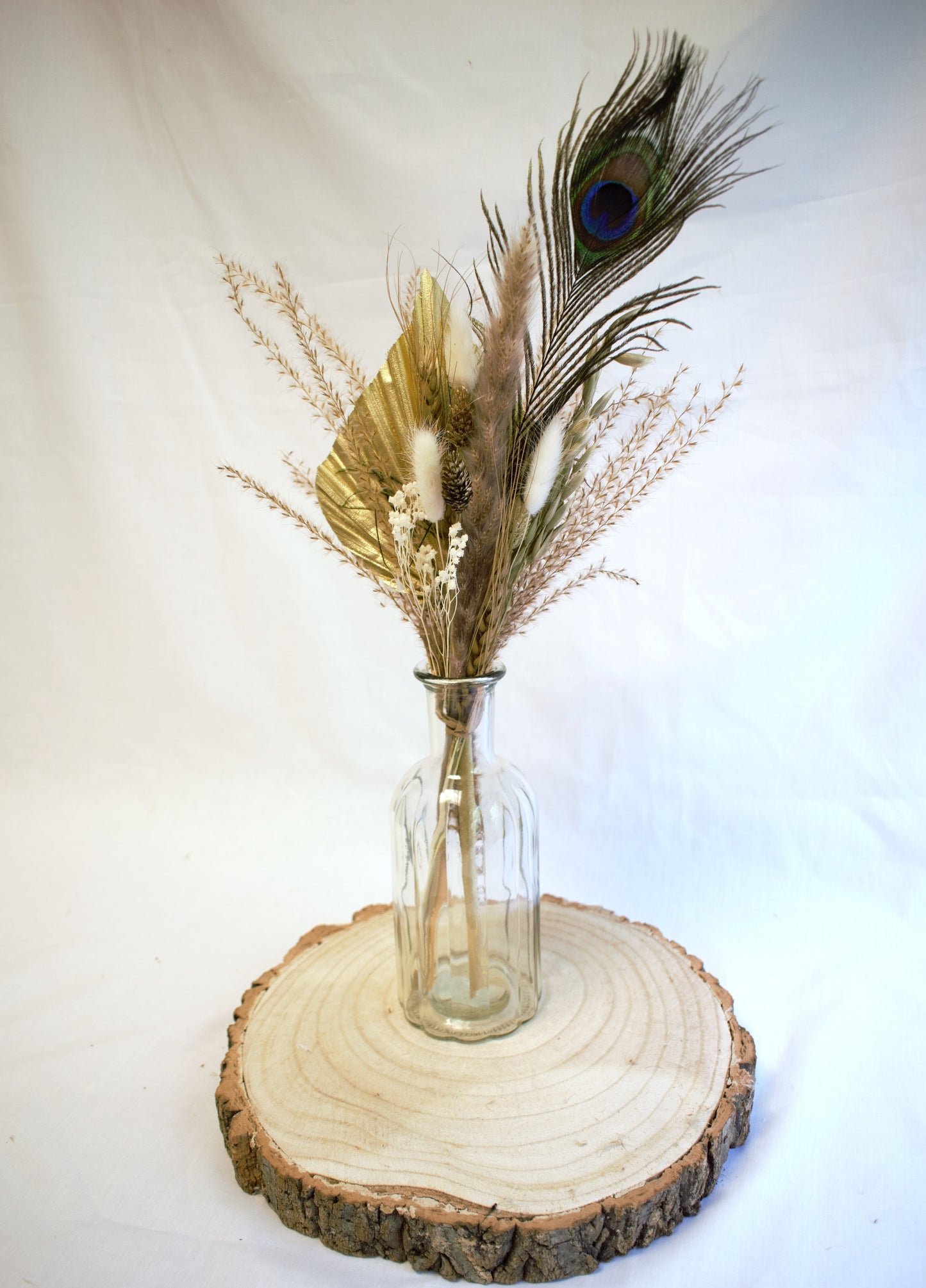 Peacock Feather Palm Spear Bouquet