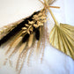 Black & Gold Palm Spear Bouquet