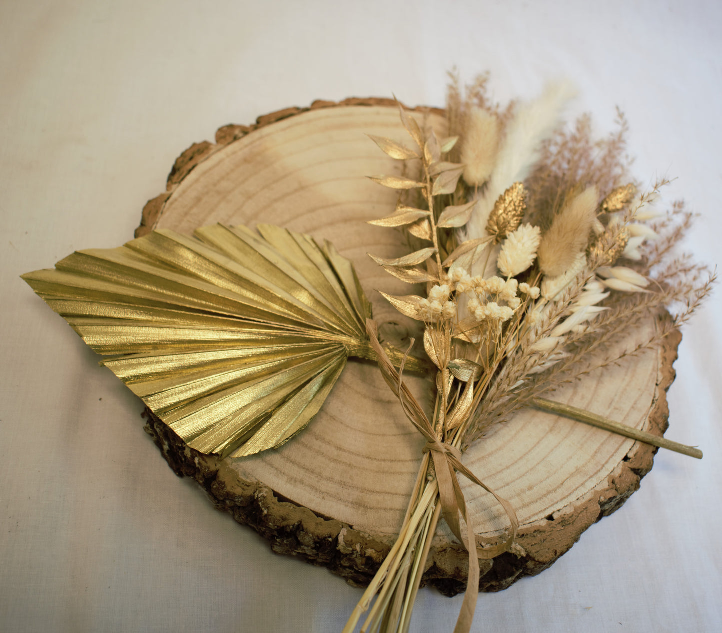 Gold & Brown Palm Spear Bouquet