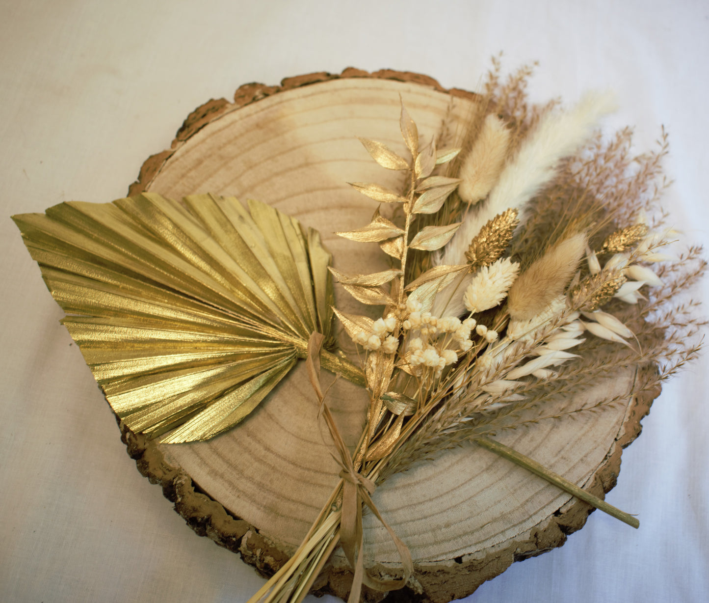 Gold & Brown Palm Spear Bouquet