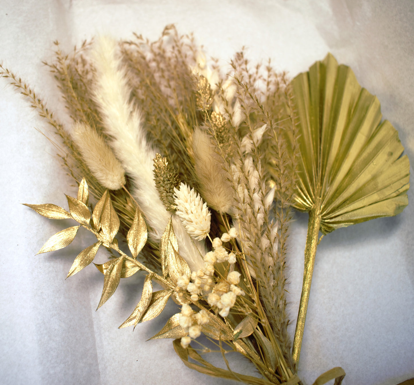 Gold & Brown Palm Spear Bouquet