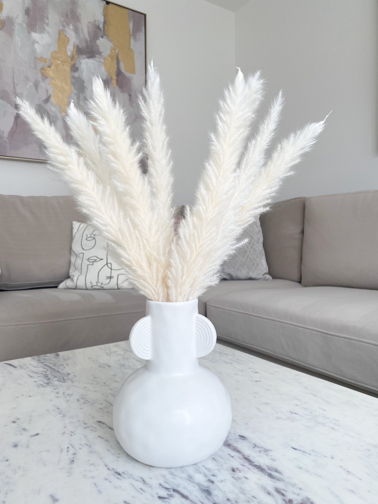 Small White Pampas Grass