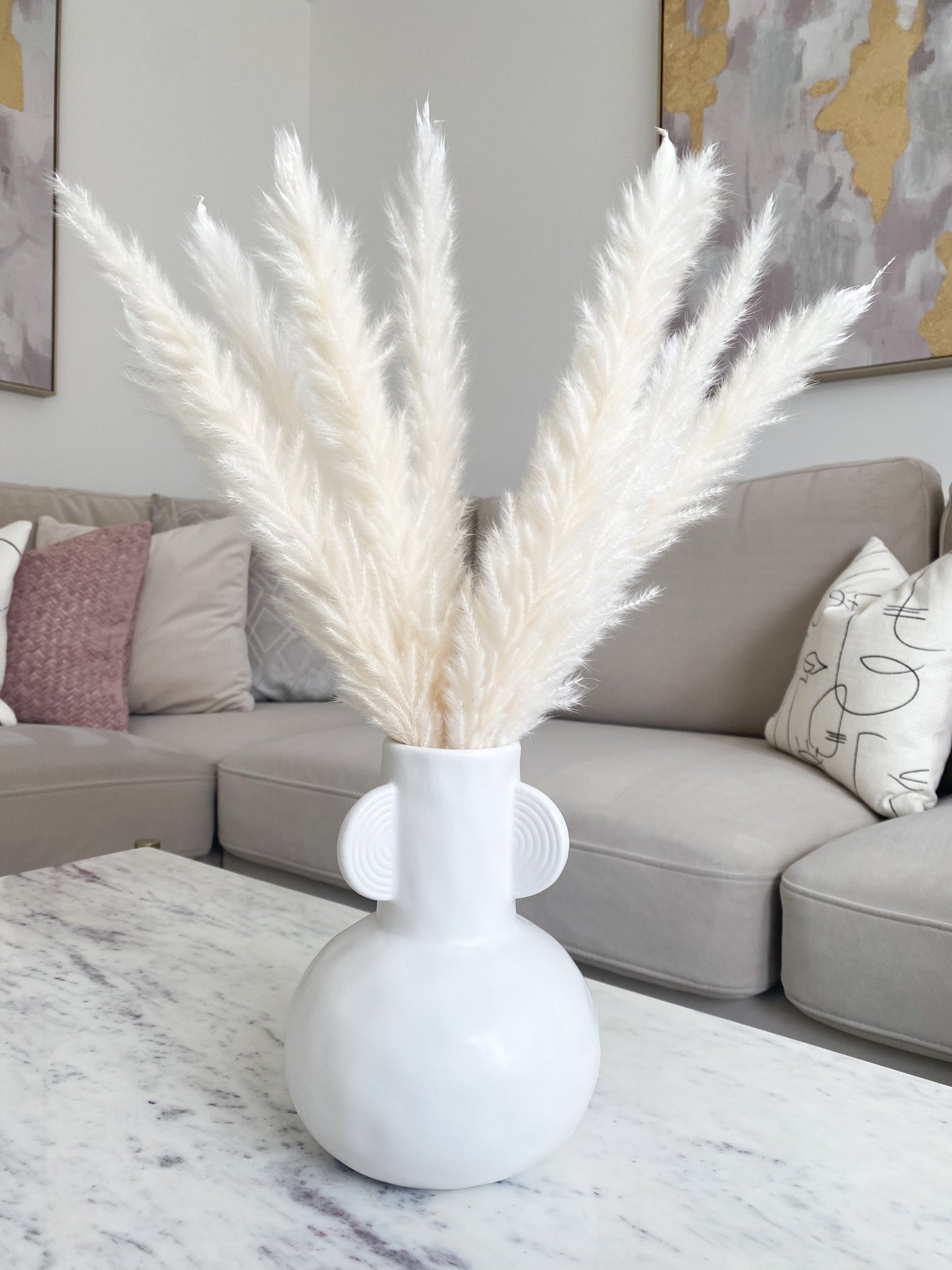 Small White Pampas Grass